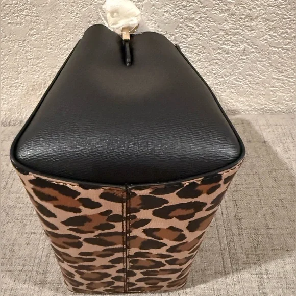 kate spade Leopard-Print Top-Handle Satchel/Crossbody NWOT - Picture 7 of 13